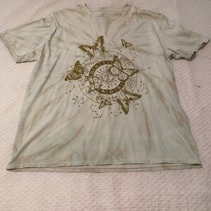 2 Pacsun tie dye t-shirts w/ design